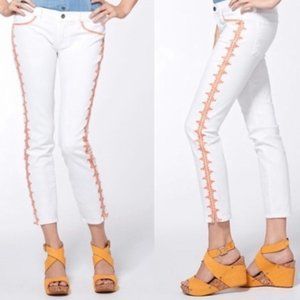 Lucky Brand Irving & Fine Capri White/Coral 0/25